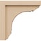 Ekena Millwork 3"W x 12"D x 12"H Thin Warren Rough Cedar Woodgrain TimberThane Corbel, Primed Tan CORUR03X12X12WARRCPR - alternate 6